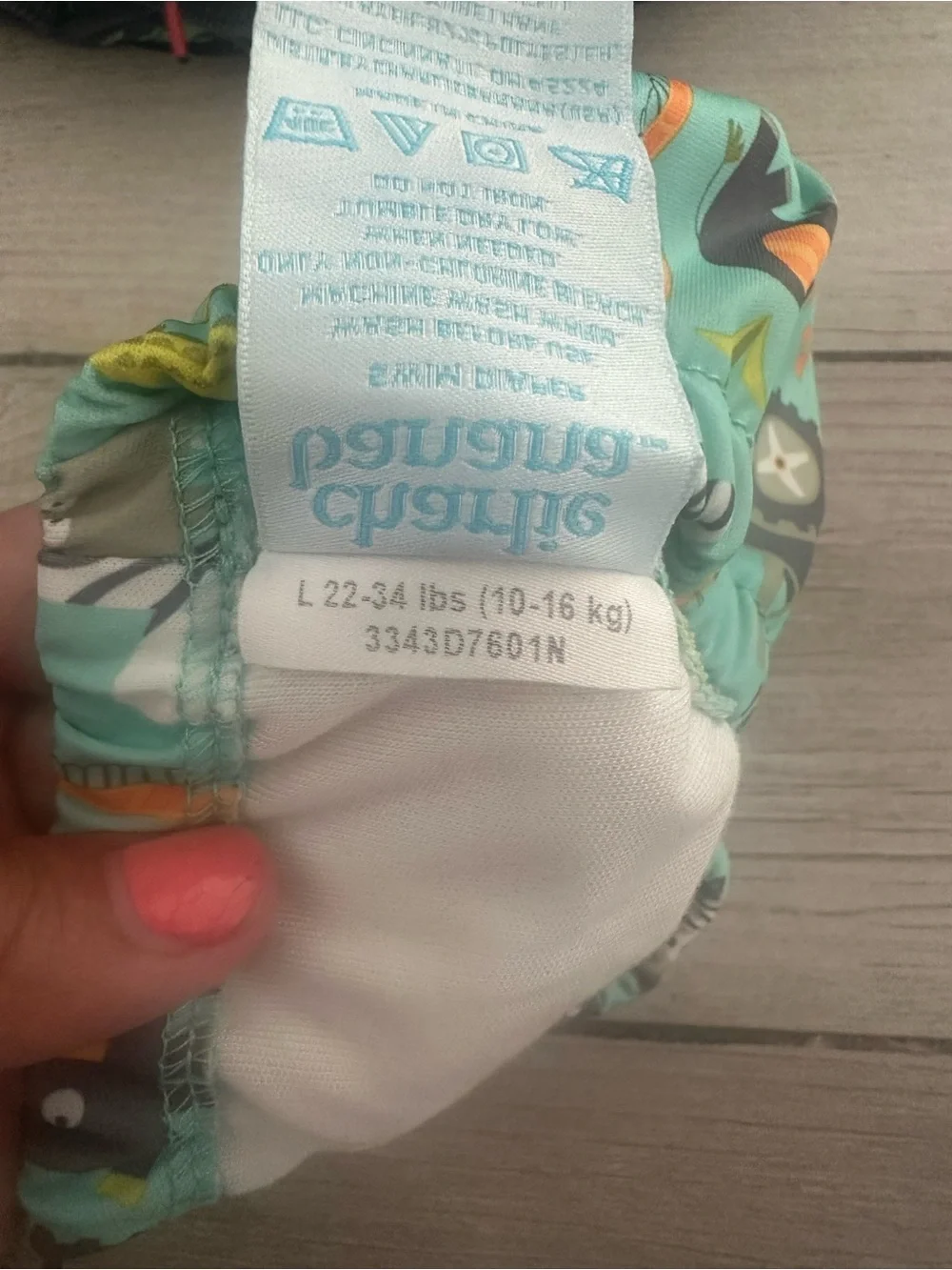 3 Charlie banana reusable swim diaper/covers size large 22-34lbs